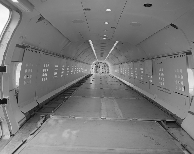 SAS Cargo, interior of aircraft
